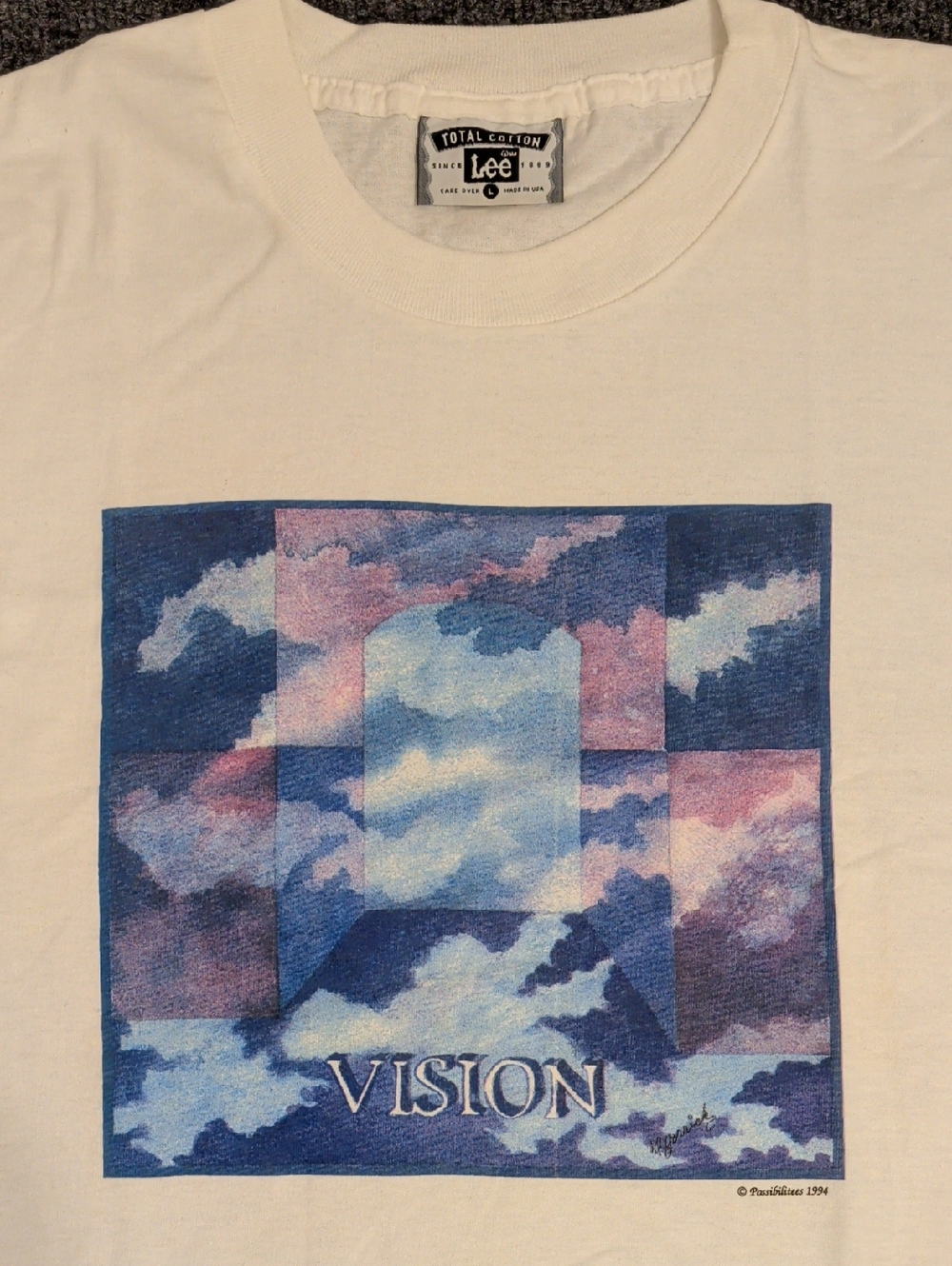 Vintage 1994 Possibilities T-Shirt Vision Graphic Artist Created Unworn 90s Tee